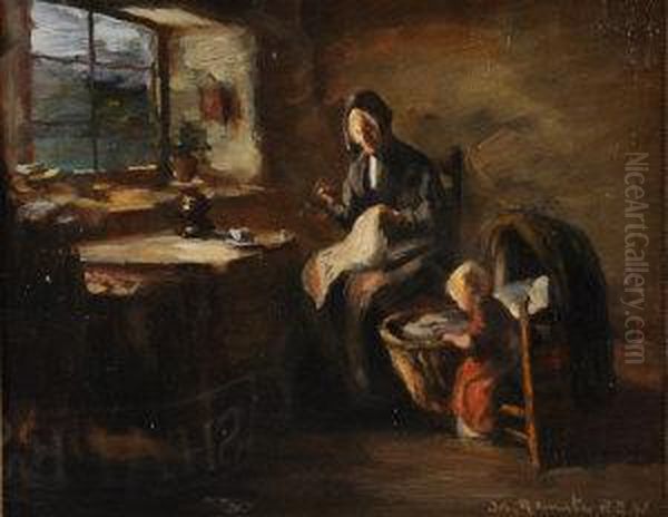 Interior With Mother And Child - view 1