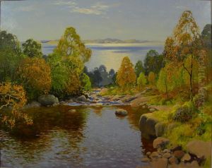 September Evening, Glen Sannox by Robert Houston