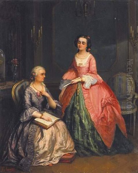 Twee Dames In Een Salon - view 1