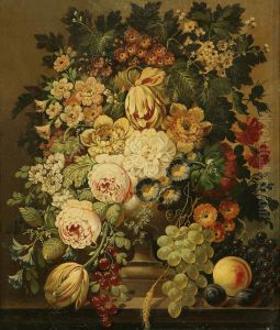 Natura Morta Di Fiori E Frutta Natura Morta Di Fiori E Frutta