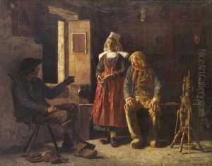 The Story Of The Hunt by Thomas Hovenden