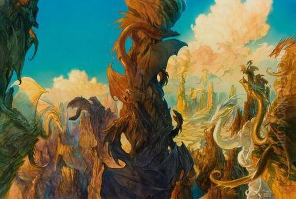 The Cygnet And The Firebird, Paperback Cover Illustration - view 1