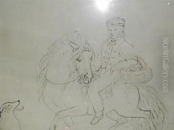 Howe Of Stirling Figures Onhorse Back Two - view 1