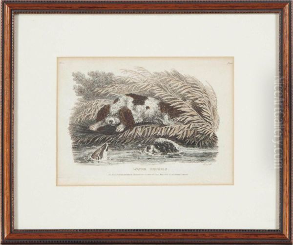 Spaniels: Two Plates - view 1
