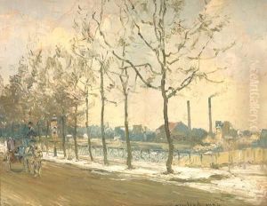 French Street Scene by Georges Howland