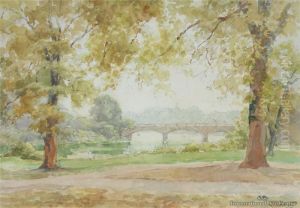 Serpentine Bridge, Hyde Park by Charles Henry Howorth