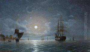 Shipping On The Bosphorus by Edward Hoyer