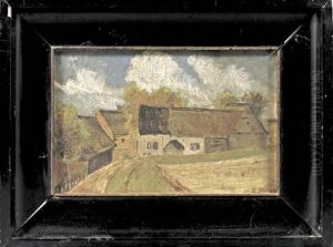 Herbstliche Dorfansicht by Peter Hoyer