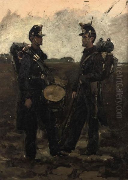 Two Soldiers - view 1