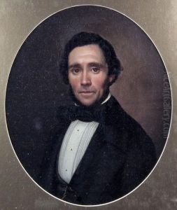 Half Length Portrait Of A Seated Gentleman