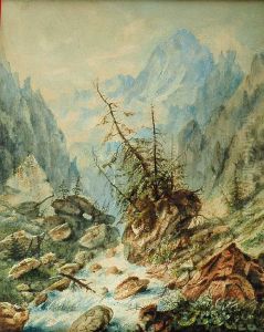Pejzaz Alpejski by Kanty Jan Hruzik