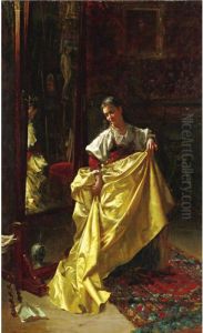 Grandmother's Gown by Pierre Adolphe Huas