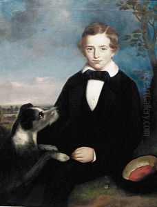 Young Boy With His Favorite Terrier