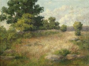 Landscape by Lydia Mariah Brewster Hubbard