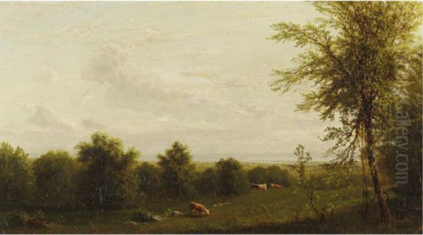 Landscape With Cattle At Pasture - view 1