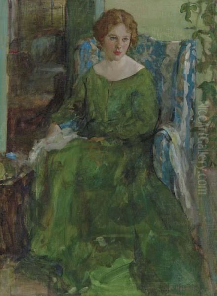 Girl In Green Dress - view 1