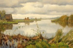 Bank Of A River by Frits Hubeek