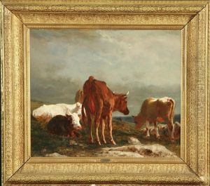 Mucche Al Pascolo by Carl Rudolf S. Huber