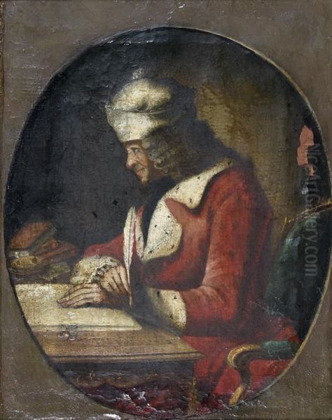 Portrait De Voltaire Dans Un Ovale - view 1