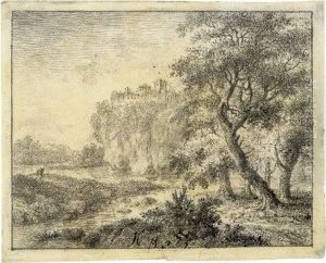 Waldige Landschaft Mit Blic