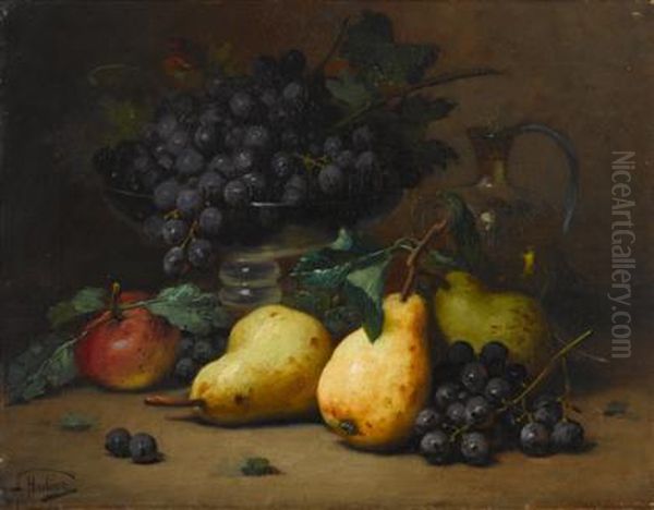 Still Life With Pears And Grapes - view 1