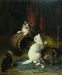 Les Quatre Chatons by Leon Charles Huber