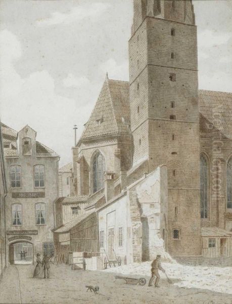Munchen - Blick Auf Die Salvatorkirche. - view 1