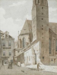 Munchen - Blick Auf Die Salvatorkirche. by Ludwig Huber
