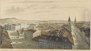 Panorama Von Bern by Rudolf Huber