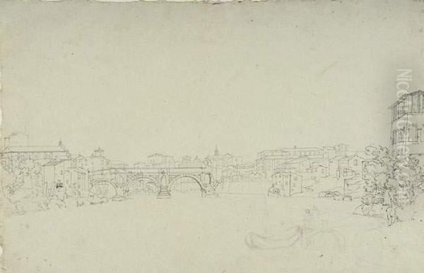 Ponte Emilio, Rom. 1811 - view 1