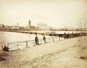 Ansicht Vom Deutzer Ufer. Hohenzollernbrucke