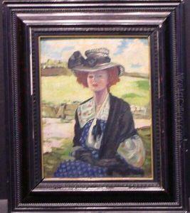 Seated Woman In A Landscape Seated Woman In A Landscape