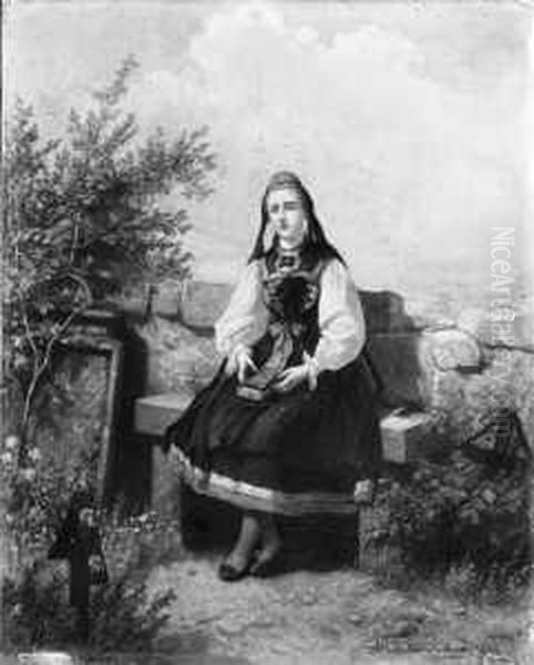 Signiert Und Datiert Unten Rechts: Carl Hubner 1875. - view 1