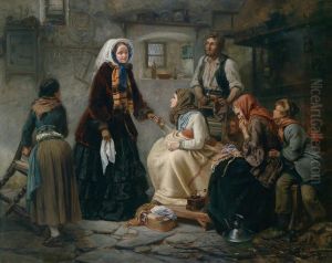 Visita Della Dama Elegante by Carl Wilhelm Hubner