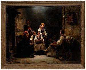 Consolation In Prayer by Carl Wilhelm Hubner