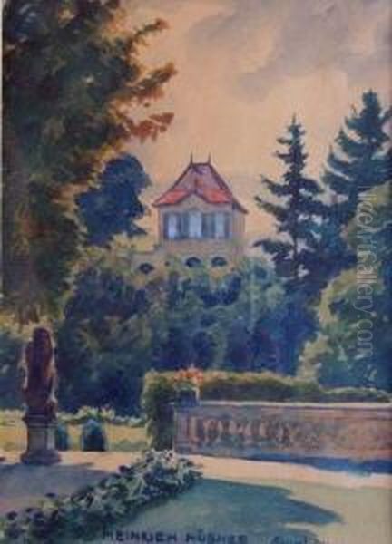 Ansicht Des Parkes In Seusslitz - view 1