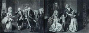Avenement De Louis Xvi Au Tronede France Et Les Derniers Adieux De Louis Xvi A Sa Famille by Huck, Johann Gerhard