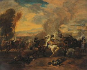 Battaglia Con Cavalieri by J.V Huctemburgs