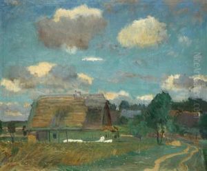 On The Way To The Village by Antonin Hudecek