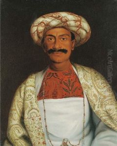 Portrait Of Maharajah Bahadur Jotindra Tagore Portrait Of Maharajah Bahadur Jotindra Tagore
