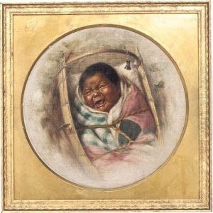 Girl With Indian Papoose by Grace Carpenter Hudson