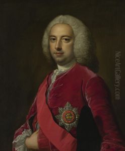 Portrait Of Sir Edward Walpole by Thomas Hudson
