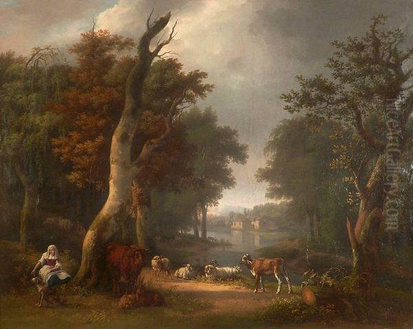 Paysage A La Bergere. - view 1