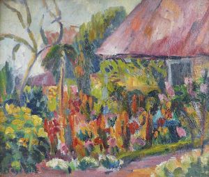 Chaumiereau Toit Mauve by Madeleine Hue