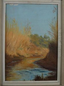 Cours D'eau A St Raphael by Georges Huet