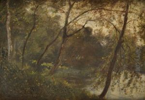 L'etang De Ville D'avray by Paul Huet