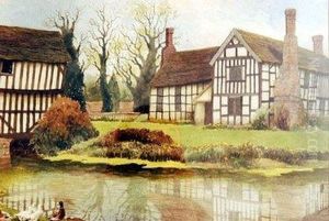 Beamed Cottages With Duck Pond To The Fore
