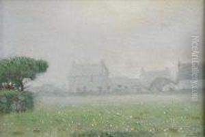 Cornish Farm by Robert Morson Hughes