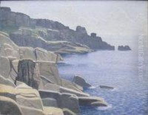 The Coast Near Land's End by Robert Morson Hughes