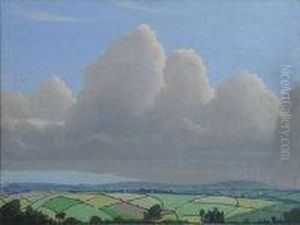 St. Buryan Landscape by Robert Morson Hughes